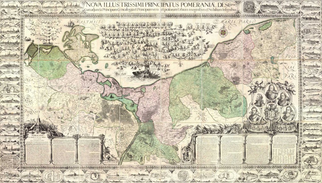 Lubinsche Karte von Pommern