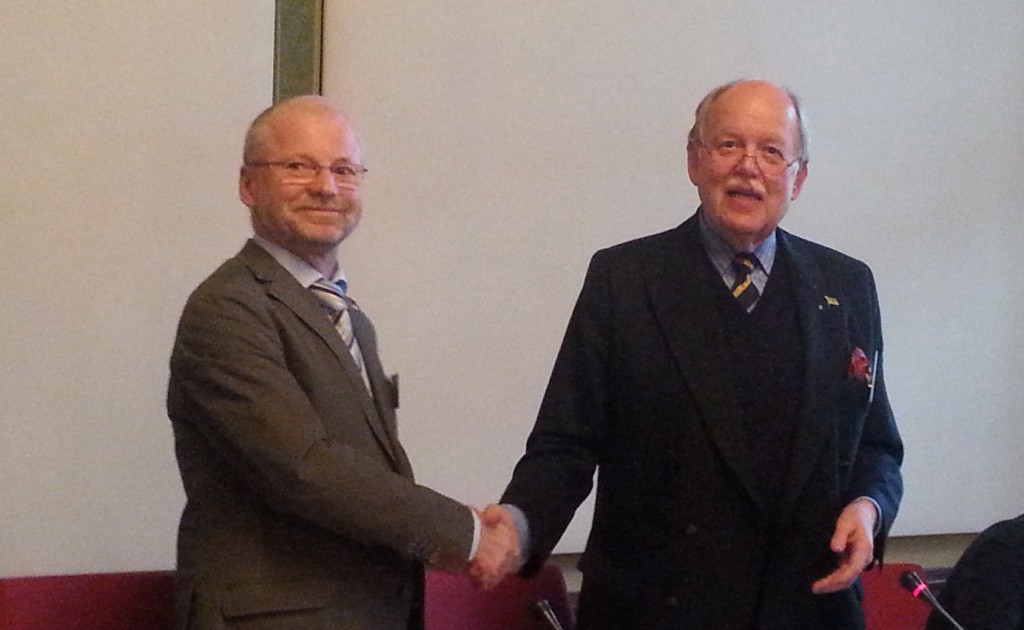 Der alte und der neue Vorsitzende (rechts Dr. Ludwig Biewer, links Dr. Wilfried Hornburg)