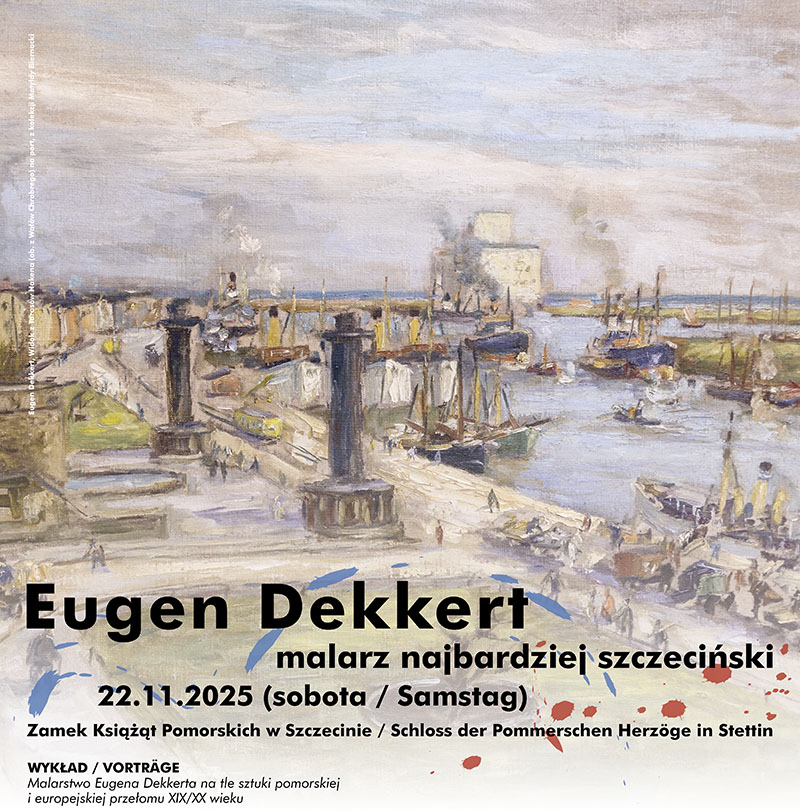 Plakat Schloss der pommerschen Herzöge Dekkert